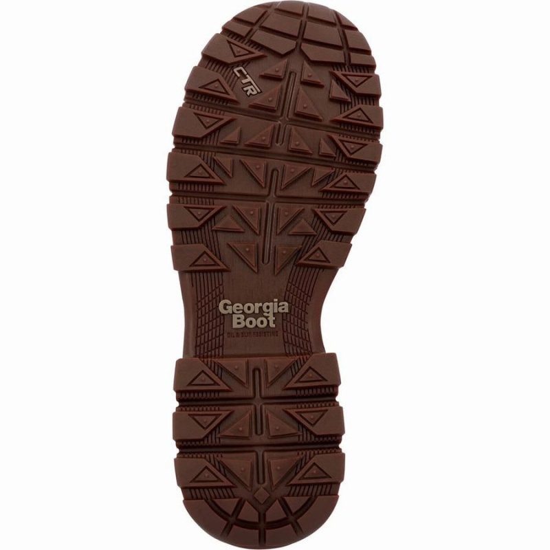 Botte Randonnée Georgia Boot Eagle Trail Imperméables Oxford Femme Marron | MJCYDNO-95