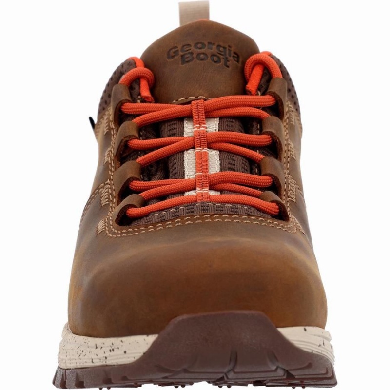Botte Randonnée Georgia Boot Eagle Trail Imperméables Oxford Femme Marron | MJCYDNO-95