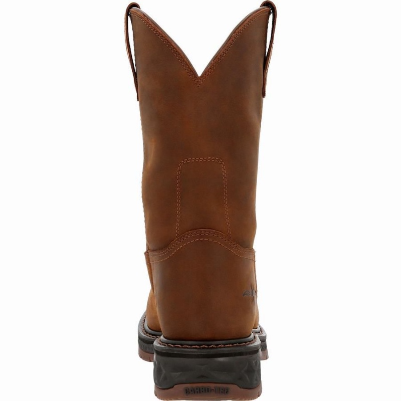 Botte Travail Georgia Boot Carbo-Tec LT Pull-On Homme Marron | YMKFZTL-05