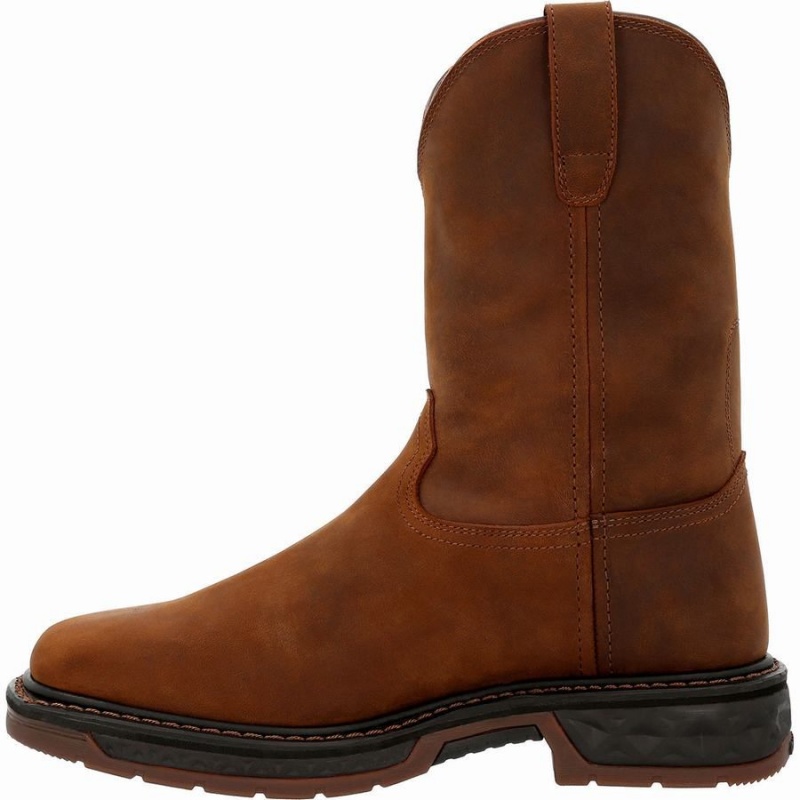 Botte Travail Georgia Boot Carbo-Tec LT Pull-On Homme Marron | YMKFZTL-05