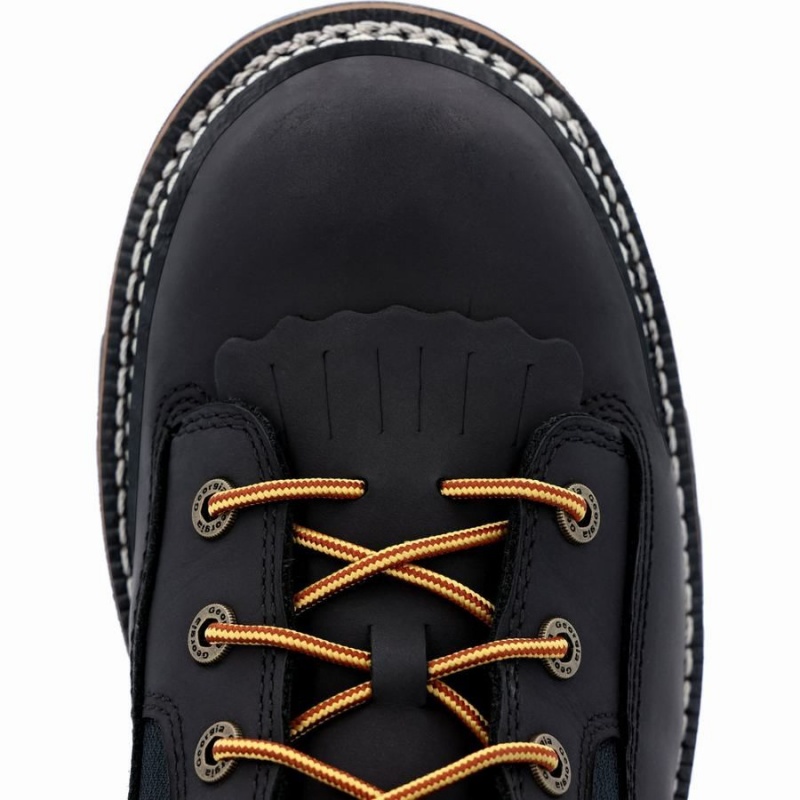 Botte Travail Georgia Boot LTX Logger Composite Embout Imperméables Homme Noir | DQLBFAR-03