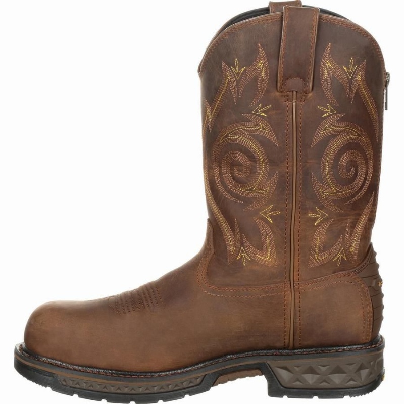 Bottes Caoutchouc Georgia Boot Carbo-Tec LT Composite Embout Imperméables Travail Homme Marron | ZFUHBIQ-57