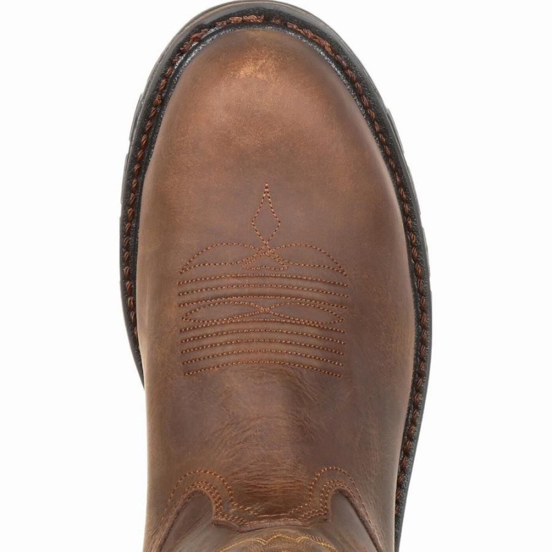 Bottes Caoutchouc Georgia Boot Carbo-Tec LT Composite Embout Imperméables Travail Homme Marron | ZFUHBIQ-57