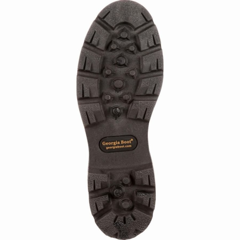 Bottes Caoutchouc Georgia Boot Homeland Steel Embout Imperméables Homme Marron | AYFUMXG-79