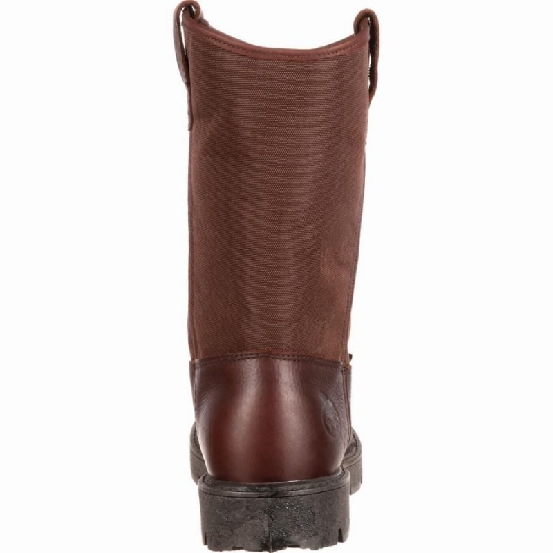 Bottes Caoutchouc Georgia Boot Homeland Steel Embout Imperméables Homme Marron | AYFUMXG-79