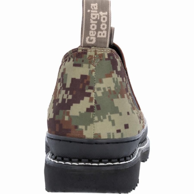 Chaussure Travail Georgia Boot Georgia Giant Digital Camo Romeo Homme Marron | GXPIROZ-64