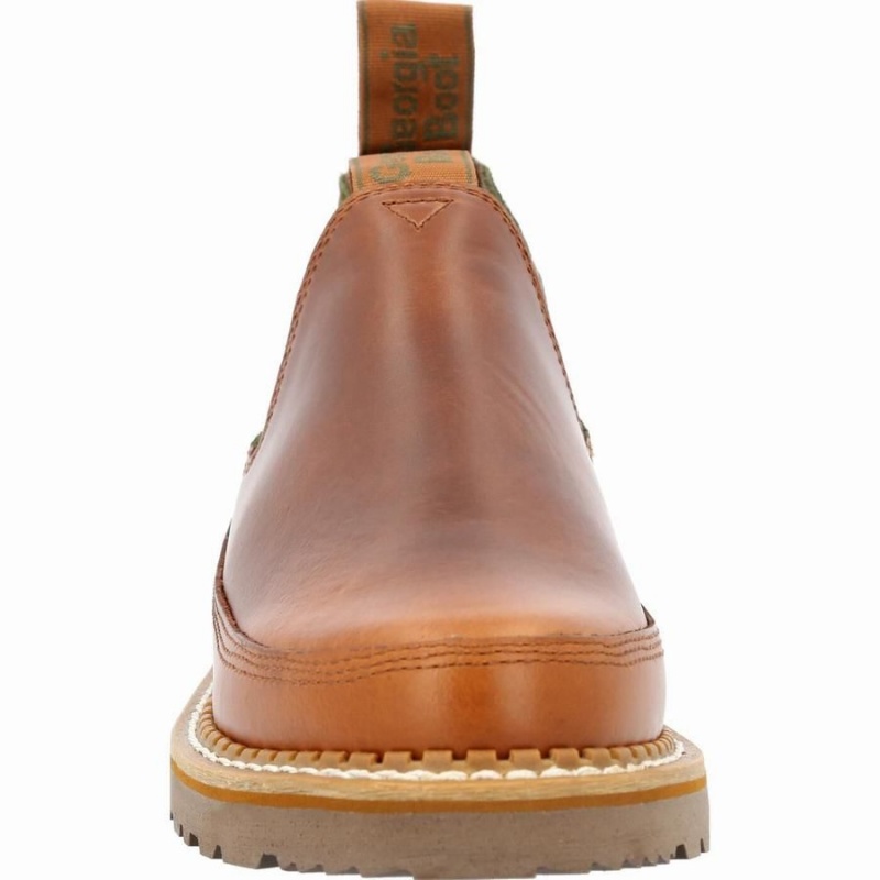 Chaussure Travail Georgia Boot Romeo Femme Marron | GPTSJMA-51