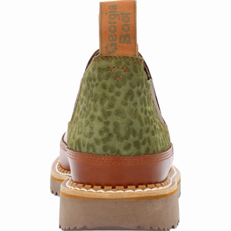 Chaussure Travail Georgia Boot Romeo Femme Marron | GPTSJMA-51