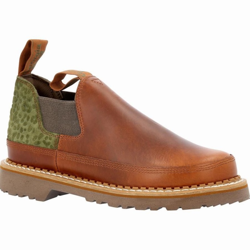 Chaussure Travail Georgia Boot Romeo Femme Marron | GPTSJMA-51