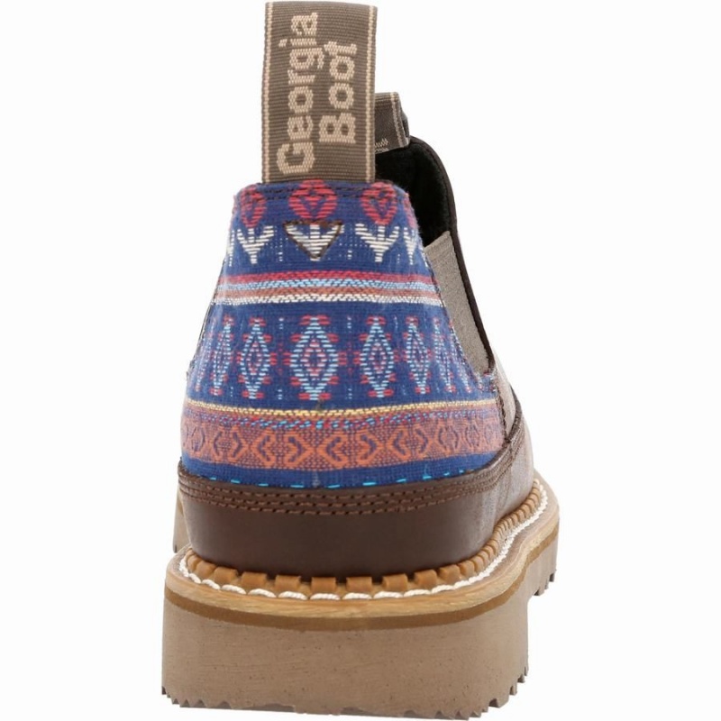 Chaussure Travail Georgia Boot Romeo Femme Marron Foncé | VDGAIUS-81