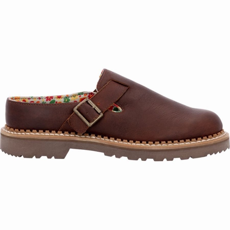 Sabot Georgia Boot Georgia Giant Romeo Femme Marron | BMAELVU-21
